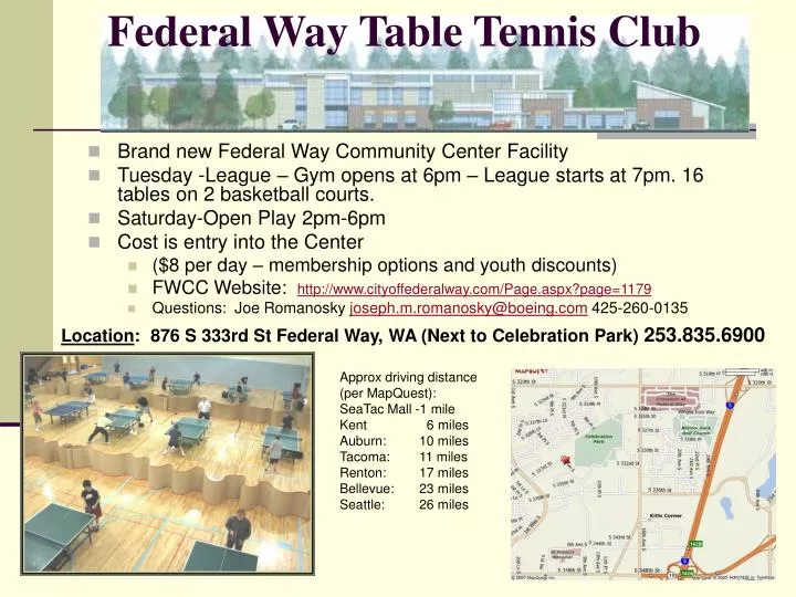 federal way table tennis club