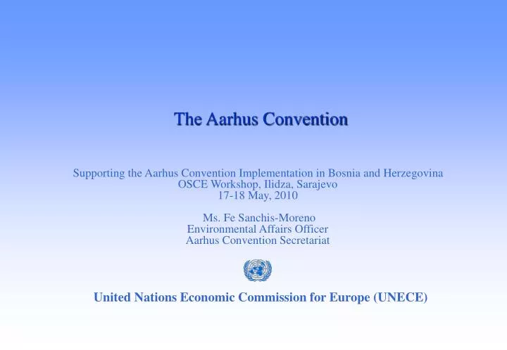 the aarhus convention