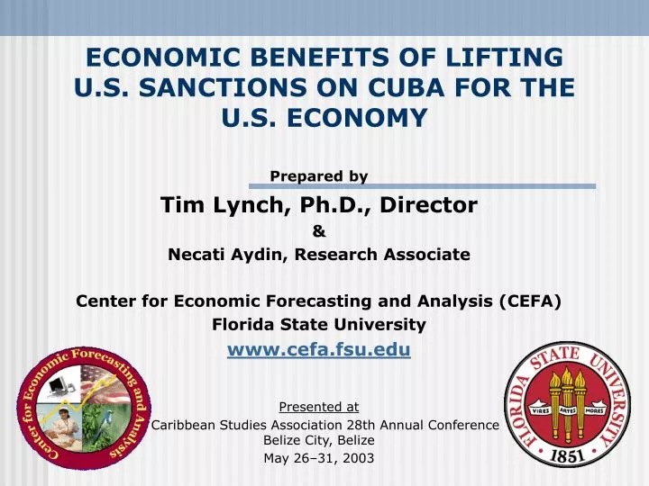 economic benefits of lifting u s sanctions on cuba for the u s economy
