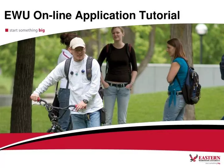 ewu on line application tutorial