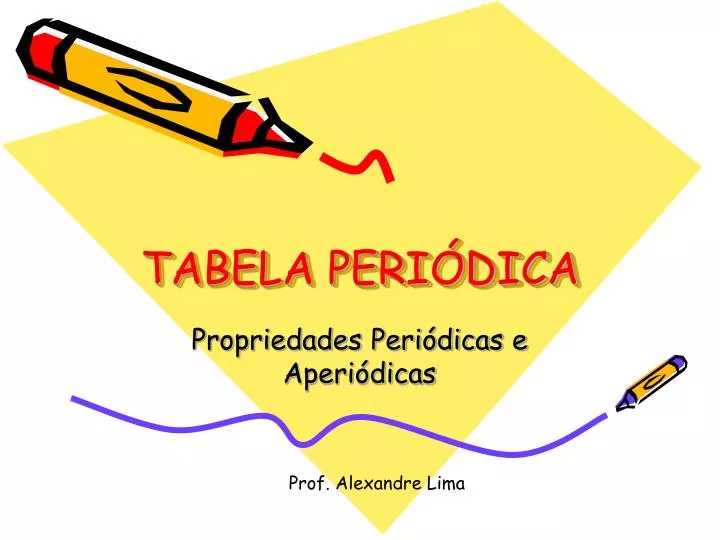 tabela peri dica