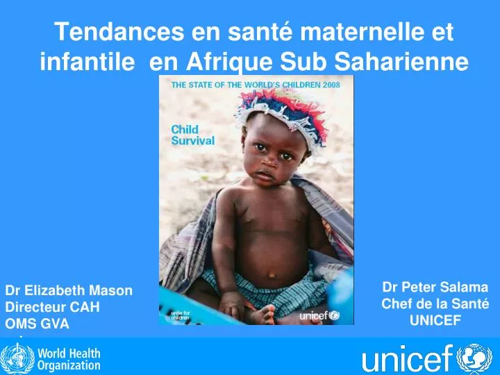 tendances en sant maternelle et infantile en afrique sub saharienne