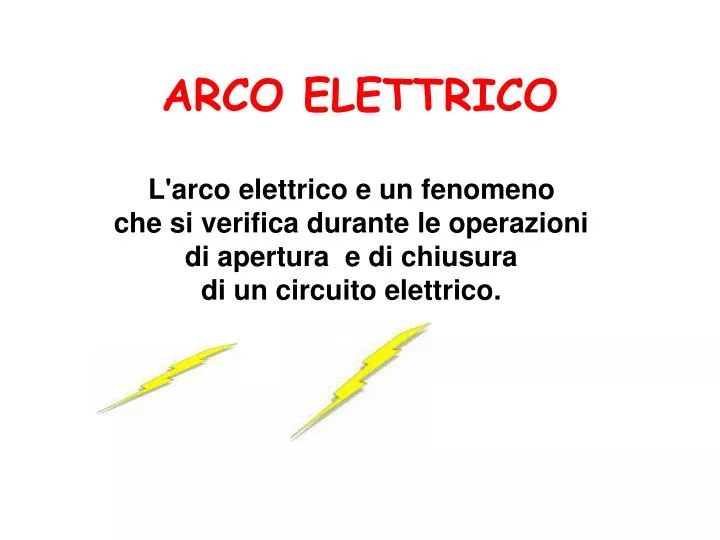arco elettrico