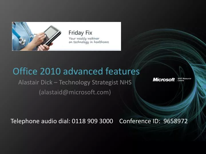 office 2010 advanced features