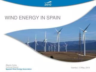 WIND ENERGY IN SPAIN