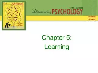 Chapter 5: Learning