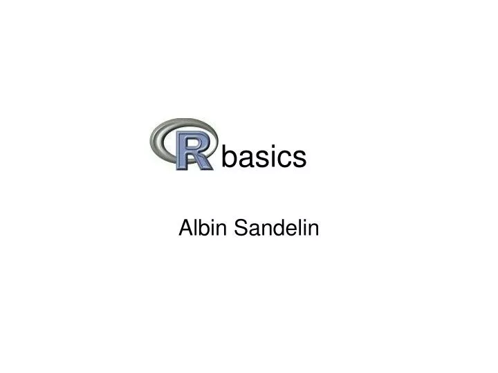 r basics