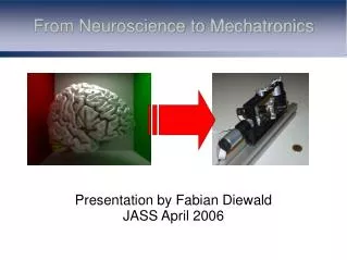 From Neuroscience to Mechatronics