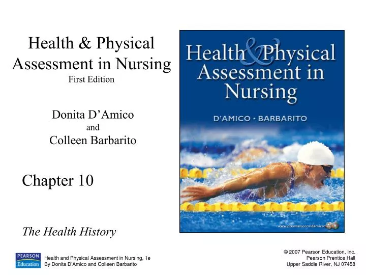 health physical assessment in nursing first edition