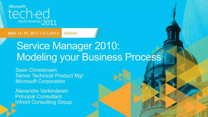 service manager 2010 modeling your business process