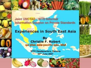 Joint UNCTAD / WTO Informal Information Session on Private Standards