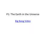 P1: The Earth in the Universe