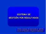 SISTEMA DE GESTIÓN POR RESULTADOS - slide 1