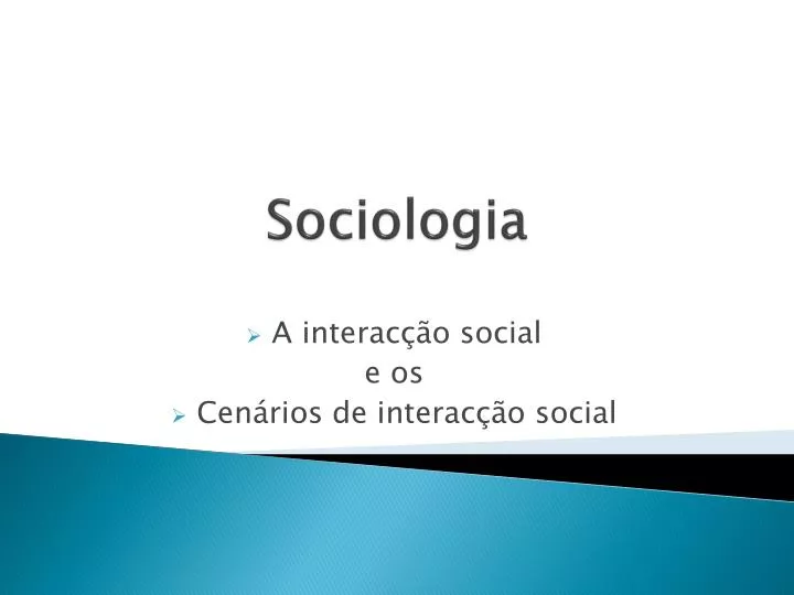 sociologia