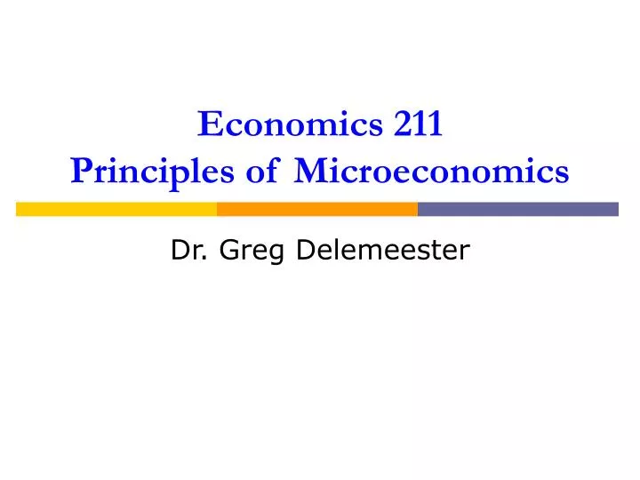 economics 211 principles of microeconomics