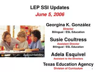 LEP SSI Updates June 5, 2006