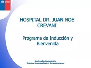 HOSPITAL DR. JUAN NOE CREVANI