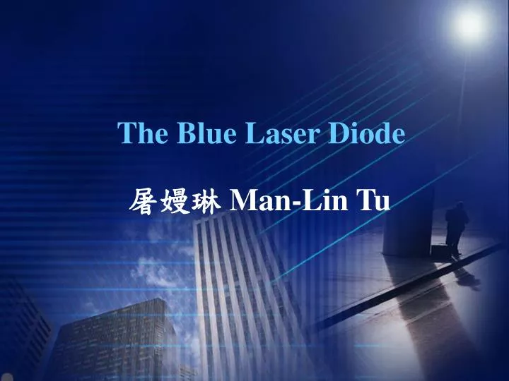 the blue laser diode