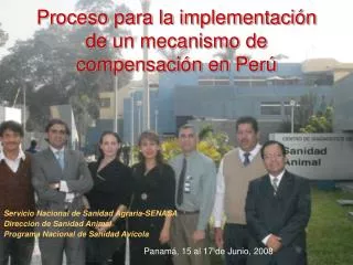 Proceso para la implementación de un mecanismo de compensación en Perú