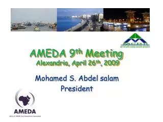 AMEDA 9 th Meeting Alexandria, April 26 th , 2009