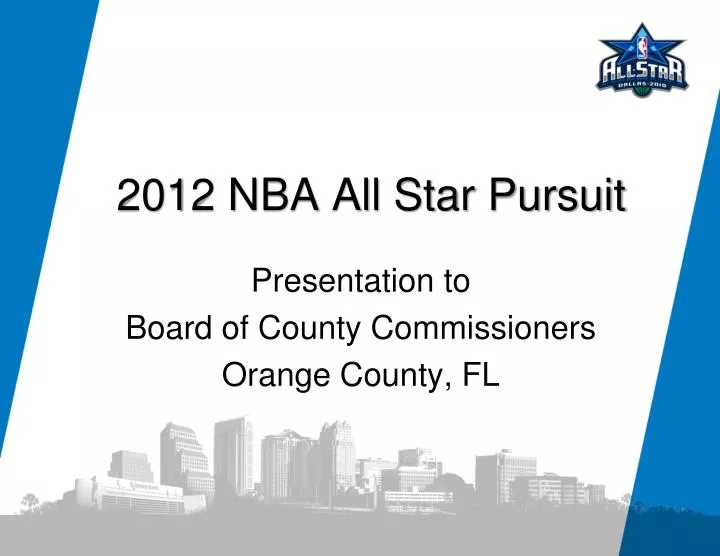 2012 nba all star pursuit