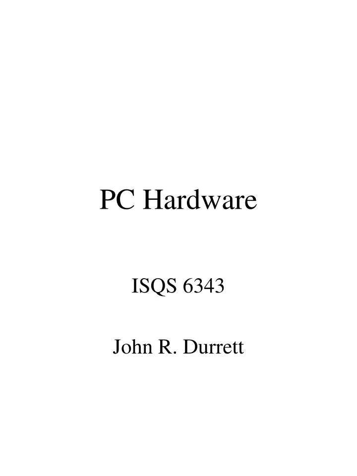 pc hardware