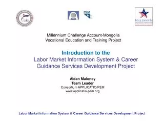 Labor Market Information System &amp; Career Guidance Services Development Project