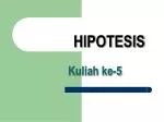 HIPOTESIS - slide 1