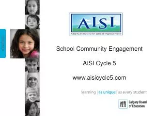 School Community Engagement AISI Cycle 5 www.aisicycle5.com