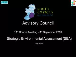 Advisory Council 10 th Council Meeting - 3 rd September 2008