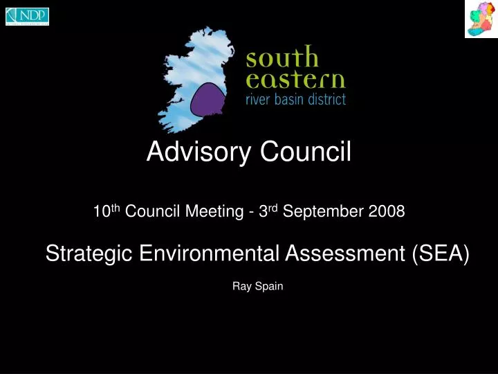 advisory council 10 th council meeting 3 rd september 2008