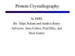 Protein Crystallography - slide 1