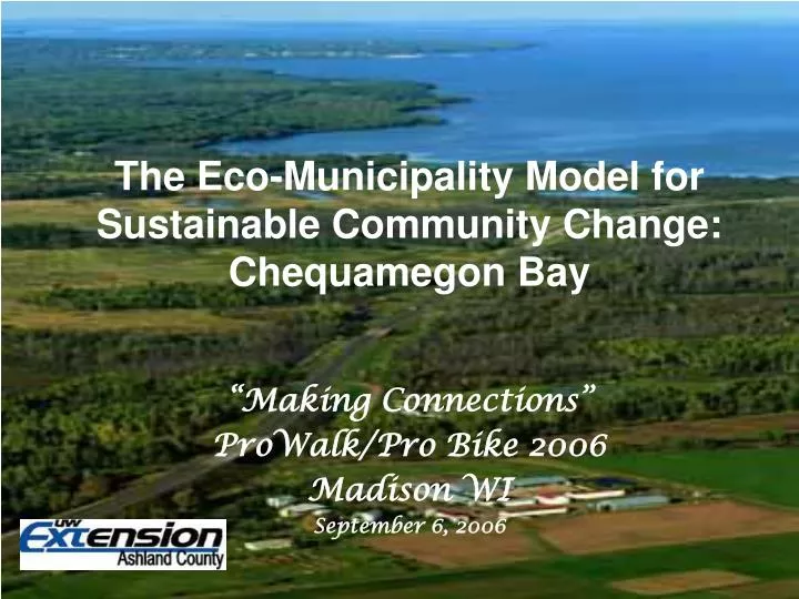 the eco municipality model for sustainable community change chequamegon bay