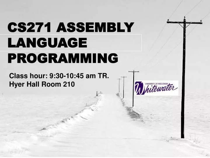cs271 assembly language programming