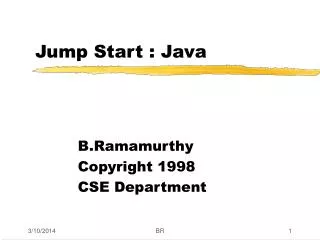 Jump Start : Java