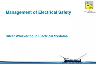 Silver Whiskering in Electrical Systems