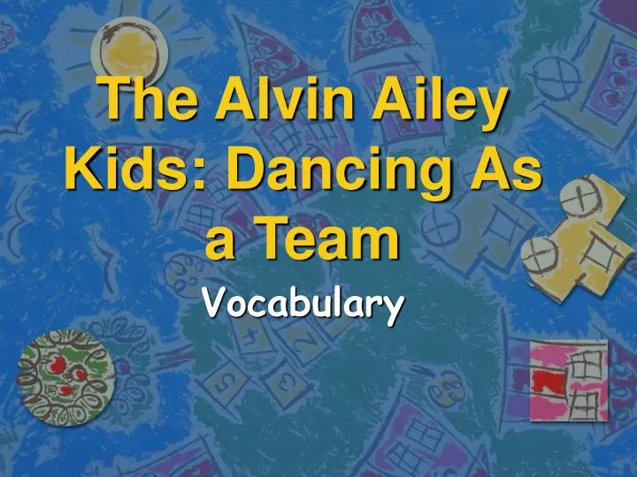 the alvin ailey kids dancing as a team
