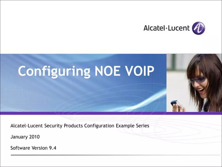 configuring noe voip