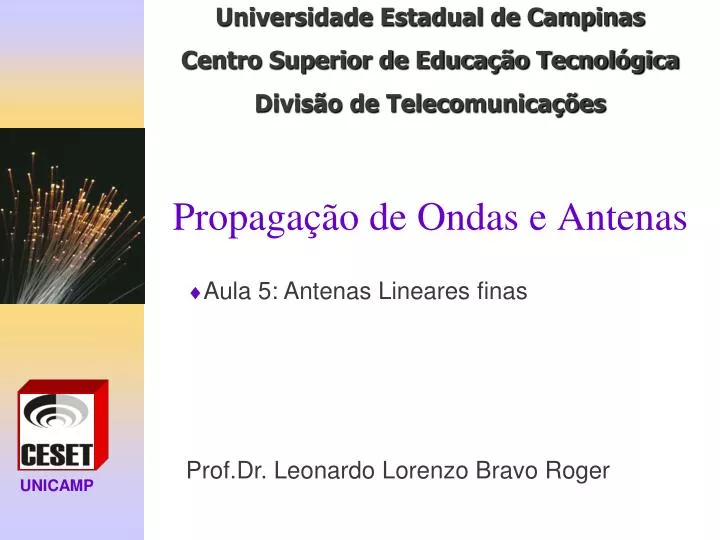 Portal del Profesor - Ondas Eletromagnéticas