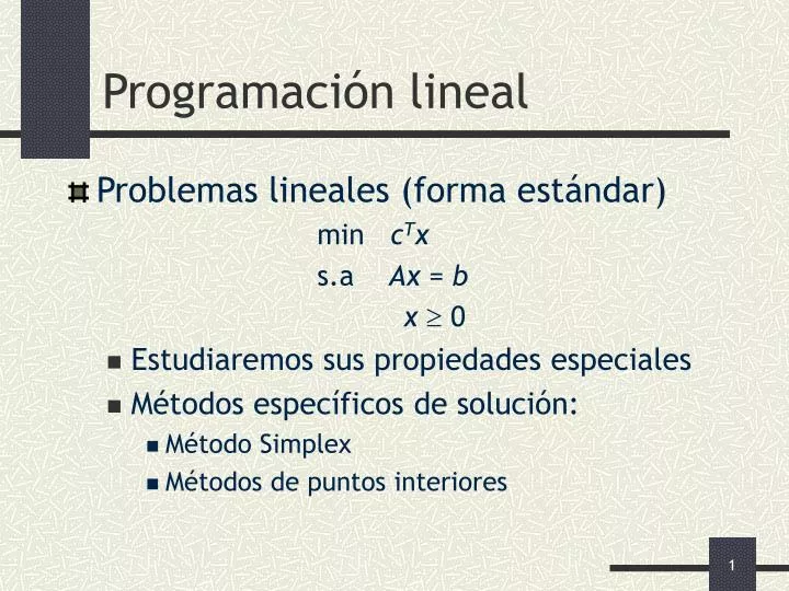 programaci n lineal