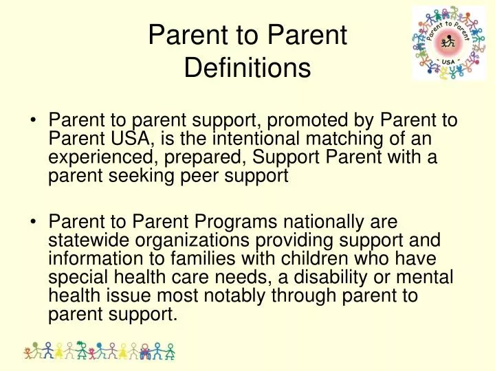 parent to parent definitions