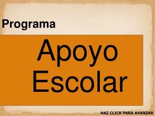 Apoyo Escolar