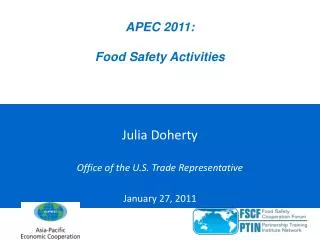 APEC 2011: Food Safety Activities