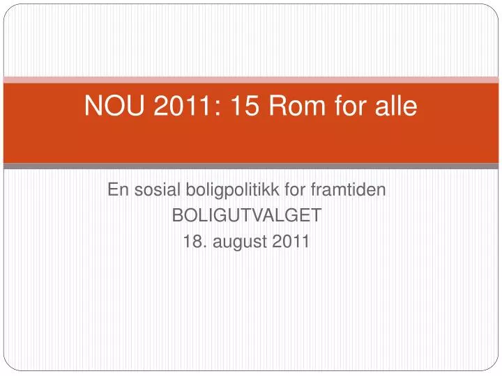 nou 2011 15 rom for alle