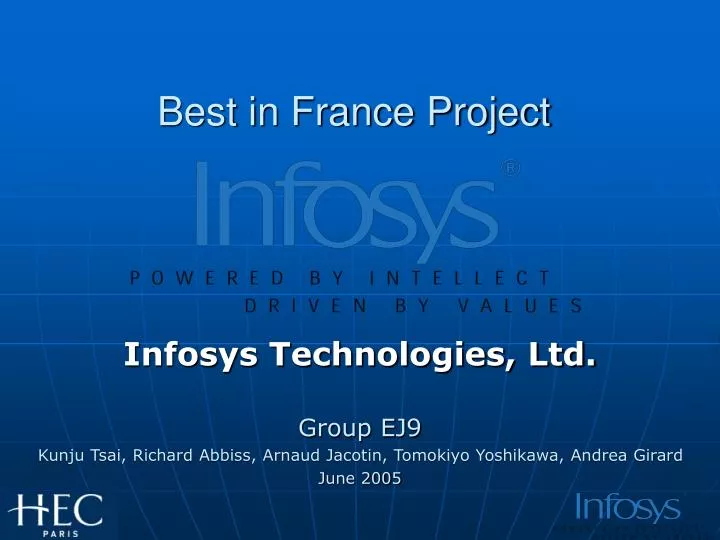 best in france project