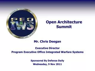 Open Architecture Summit