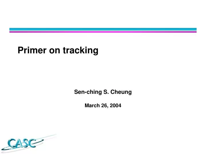 primer on tracking