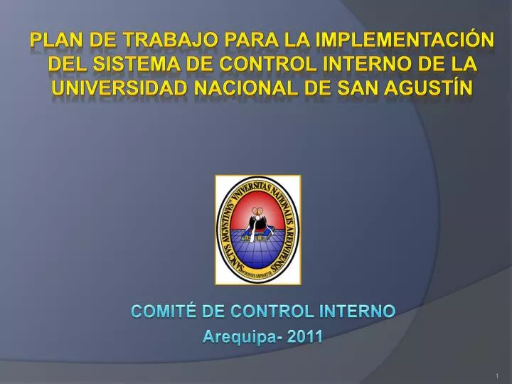 comit de control interno arequipa 2011