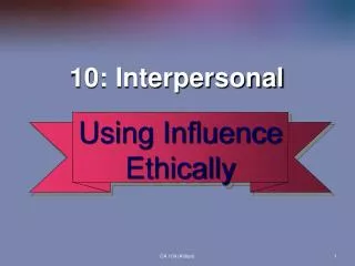 10: Interpersonal