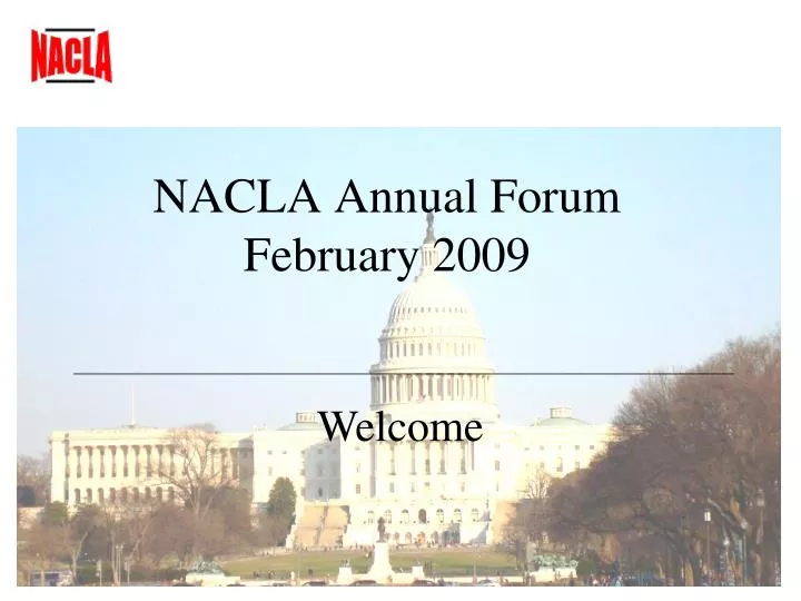 nacla annual forum february 2009